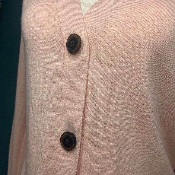 LIGHT PINK BUTTON DOWN CARDIGAN BY ANN TAYLOR LOFT | NEW WITH TAGS | XS - Picture 4 of 6